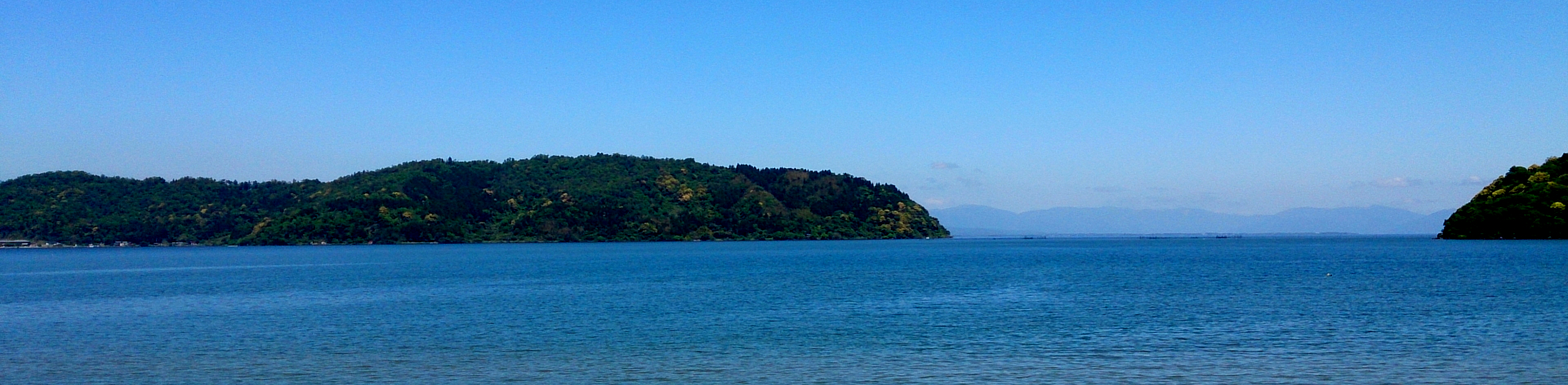 びわ湖と沖島